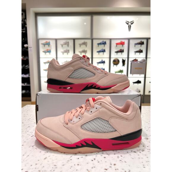 Women's Jordan 5 Retro Low Girls That Hoop Arctic Pink / Orange DA8016 806 - Picture 1 of 9